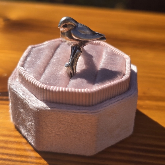 James Avery Bird On A Branch Sterling Silver Ring - Picture 3 of 8